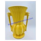 McCoy Pottery Yellow Vase