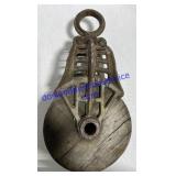 Wood And Metal Pulley