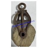 Wood And Metal Pulley