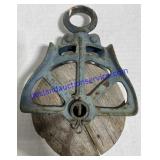 Wood And Metal Pulley