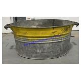 Round Metal Wash Tubs