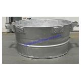 Round Metal Wash Tub