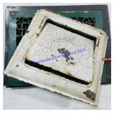 4 Antique Cast Iron Vent Covers