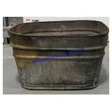 Galvanized Metal Tub