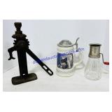 Cast Iron Jack, Beer Stein, Grinder