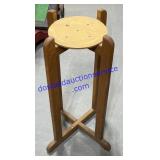Wood Plant Stand.  27"x14"x14"