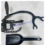 Vintage Chicago Coal Shovel & Other Cast Iron