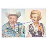 Signed Roy Rogers & Trigger & Dale Rogers Photos