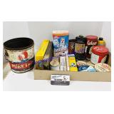 Tins and Miscellaneous Household Items