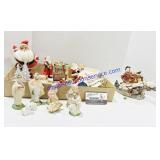 Miscellaneous Christmas Items and Nativity Scene