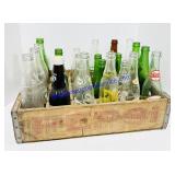 Crate of Miscellaneous Pop Bottles