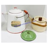 Porcelain Water Jug and Tea Pot