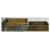 Vintage Wooden Shipping Crates