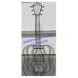 Metal Guitar Decoration 39"x16"