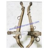 Pair of Leather/Metal/Wood Horse Hames