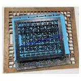 6 Cast Iron Vent Covers