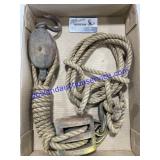 Antique Rope & Pulley