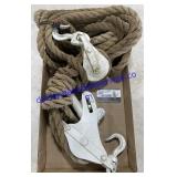 Antique Rope & Pulley