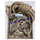 Antique Rope and Pulley