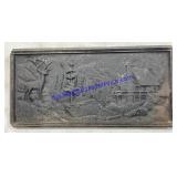 Cast Iron Fireback 27"x13"