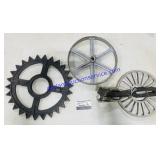 Antique Cast Iron Grate & Wheels