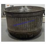 Round Galvanized Tub