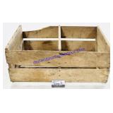 Wooden Partitioned Crate