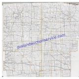 64x64" Large Partial Iowa Voting Zones Map