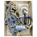 Antique Rope & Pulley