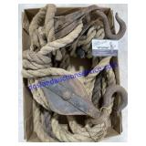 Antique Rope & Pulley