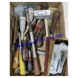 Vintage Wooden Handled Tools and Other