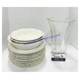 K.T.& K China and Glass Vase