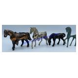 Metal Decorative Small Horses