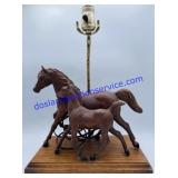 Breyer Traditional "Woodgrain RM & RF Lamp"