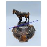 Vintage Horse Ashtray