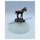 Antique Cooper Horse Bar Soap Holder