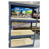 Pressboard & Metal Storage Shelf 36x16x60"