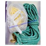 Lot of Nylon & Hempen Rope