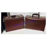 2 Leather Brief Cases