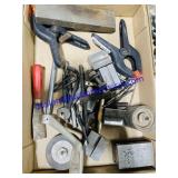 Lot of Clamps, Tool Bits, Etc