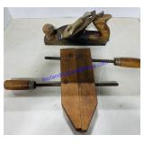 Wooden Lathe & Clamp