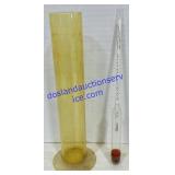 Rain Gauge & Thermometer