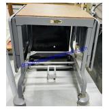 Rolling Folding Side Metal Table