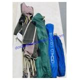 4 Canvas Folding Lawn Chairs