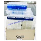 Large Lot of Clear Tackle Boxes