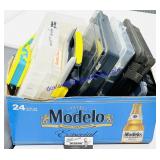 Lot of Clear Tackle Boxes