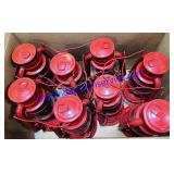 8 Metal Kerosene Lanterns