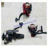 3 Zebco Spinning Reels