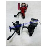 Cardinal 556, 554, & Shimano FX 200 Fishing Reels