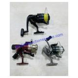 3 Spinning Reels